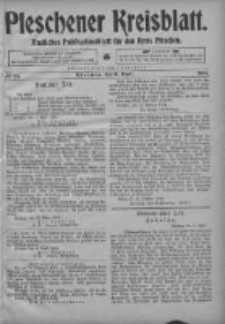 Pleschener Kreisblatt: Amtliches Publicationsblatt fuer den Kreis Pleschen 1904.04.06 Jg.52 Nr28