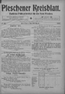 Pleschener Kreisblatt: Amtliches Publicationsblatt fuer den Kreis Pleschen 1904.04.30 Jg.52 Nr35