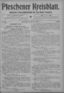 Pleschener Kreisblatt: Amtliches Publicationsblatt fuer den Kreis Pleschen 1904.05.25 Jg.52 Nr42
