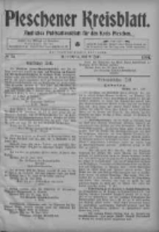 Pleschener Kreisblatt: Amtliches Publicationsblatt fuer den Kreis Pleschen 1904.07.02 Jg.52 Nr53