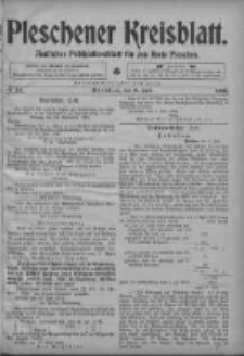 Pleschener Kreisblatt: Amtliches Publicationsblatt fuer den Kreis Pleschen 1904.07.06 Jg.52 Nr54