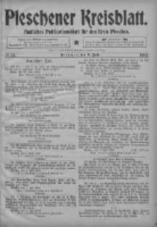 Pleschener Kreisblatt: Amtliches Publicationsblatt fuer den Kreis Pleschen 1904.07.09 Jg.52 Nr55