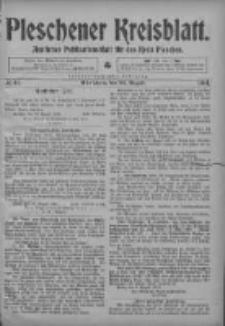 Pleschener Kreisblatt: Amtliches Publicationsblatt fuer den Kreis Pleschen 1904.08.24 Jg.52 Nr68