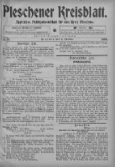 Pleschener Kreisblatt: Amtliches Publicationsblatt fuer den Kreis Pleschen 1904.10.01 Jg.52 Nr79