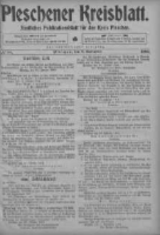 Pleschener Kreisblatt: Amtliches Publicationsblatt fuer den Kreis Pleschen 1904.11.02 Jg.52 Nr88