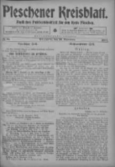 Pleschener Kreisblatt: Amtliches Publicationsblatt fuer den Kreis Pleschen 1904.11.16 Jg.52 Nr92