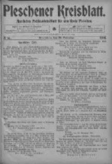 Pleschener Kreisblatt: Amtliches Publicationsblatt fuer den Kreis Pleschen 1904.11.23 Jg.52 Nr94