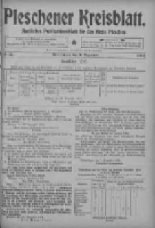 Pleschener Kreisblatt: Amtliches Publicationsblatt fuer den Kreis Pleschen 1904.12.03 Jg.52 Nr97