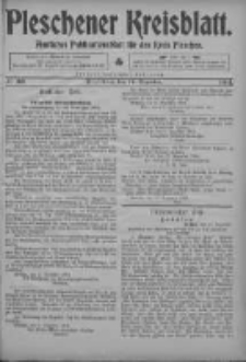 Pleschener Kreisblatt: Amtliches Publicationsblatt fuer den Kreis Pleschen 1904.12.14 Jg.52 Nr100