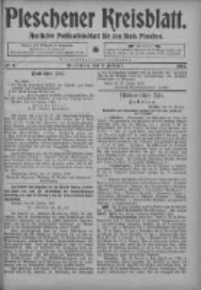 Pleschener Kreisblatt: Amtliches Publicationsblatt fuer den Kreis Pleschen 1905.02.01 Jg.53 Nr9