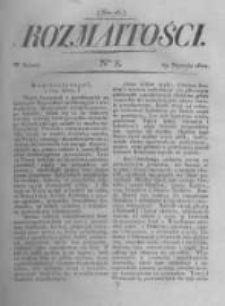 Rozmaitości. Pismo Dodatkowe do Gazety Lwowskiej. 1822 R.2 nr8
