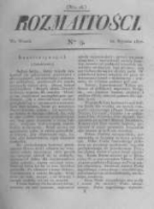 Rozmaitości. Pismo Dodatkowe do Gazety Lwowskiej. 1822 R.2 nr9
