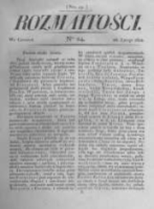 Rozmaitości. Pismo Dodatkowe do Gazety Lwowskiej. 1822 R.2 nr24