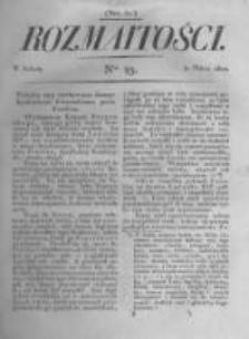 Rozmaitości. Pismo Dodatkowe do Gazety Lwowskiej. 1822 R.2 nr25