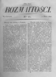 Rozmaitości. Pismo Dodatkowe do Gazety Lwowskiej. 1822 R.2 nr27