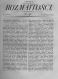 Rozmaitości. Pismo Dodatkowe do Gazety Lwowskiej. 1822 R.2 nr46