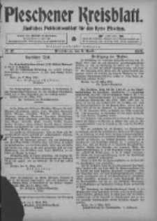 Pleschener Kreisblatt: Amtliches Publicationsblatt fuer den Kreis Pleschen 1905.04.05 Jg.53 Nr27