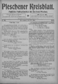 Pleschener Kreisblatt: Amtliches Publicationsblatt fuer den Kreis Pleschen 1905.05.20 Jg.53 Nr40