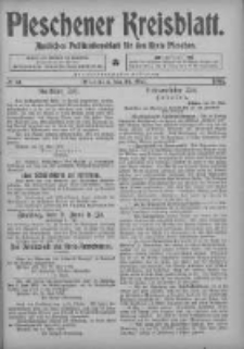 Pleschener Kreisblatt: Amtliches Publicationsblatt fuer den Kreis Pleschen 1905.05.24 Jg.53 Nr41
