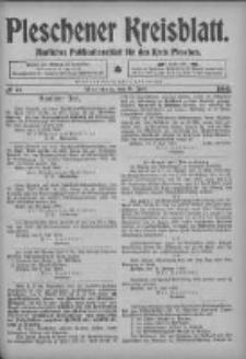 Pleschener Kreisblatt: Amtliches Publicationsblatt fuer den Kreis Pleschen 1905.07.08 Jg.53 Nr54