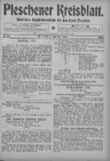 Pleschener Kreisblatt: Amtliches Publicationsblatt fuer den Kreis Pleschen 1905.07.22 Jg.53 Nr58