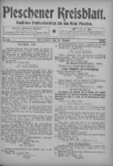 Pleschener Kreisblatt: Amtliches Publicationsblatt fuer den Kreis Pleschen 1905.08.12 Jg.53 Nr64