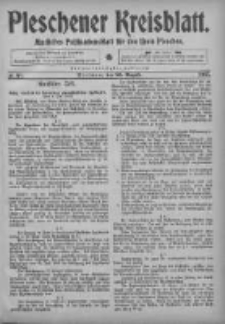 Pleschener Kreisblatt: Amtliches Publicationsblatt fuer den Kreis Pleschen 1905.08.26 Jg.53 Nr68