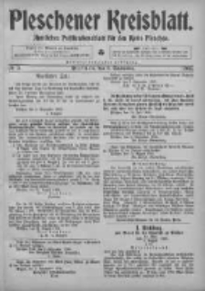 Pleschener Kreisblatt: Amtliches Publicationsblatt fuer den Kreis Pleschen 1905.09.06 Jg.53 Nr71