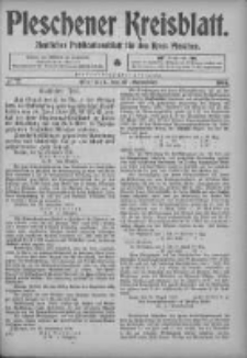Pleschener Kreisblatt: Amtliches Publicationsblatt fuer den Kreis Pleschen 1905.09.27 Jg.53 Nr77