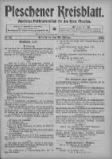 Pleschener Kreisblatt: Amtliches Publicationsblatt fuer den Kreis Pleschen 1905.10.28 Jg.53 Nr86