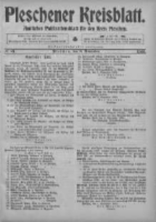 Pleschener Kreisblatt: Amtliches Publicationsblatt fuer den Kreis Pleschen 1905.11.08 Jg.53 Nr89
