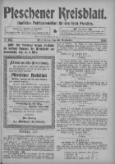 Pleschener Kreisblatt: Amtliches Publicationsblatt fuer den Kreis Pleschen 1905.12.23 Jg.53 Nr102