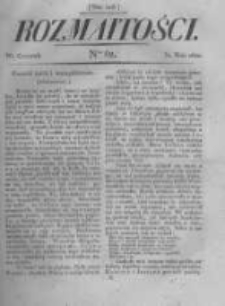 Rozmaitości. Pismo Dodatkowe do Gazety Lwowskiej. 1822 R.2 nr62