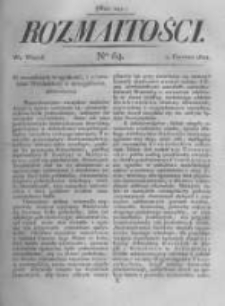 Rozmaitości. Pismo Dodatkowe do Gazety Lwowskiej. 1822 R.2 nr64