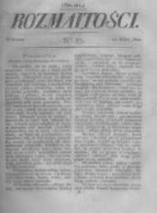 Rozmaitości. Pismo Dodatkowe do Gazety Lwowskiej. 1822 R.2 nr85
