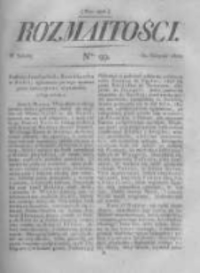 Rozmaitości. Pismo Dodatkowe do Gazety Lwowskiej. 1822 R.2 nr99