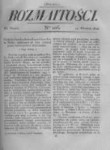 Rozmaitości. Pismo Dodatkowe do Gazety Lwowskiej. 1822 R.2 nr106