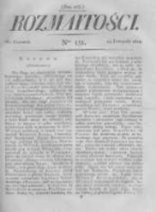 Rozmaitości. Pismo Dodatkowe do Gazety Lwowskiej. 1822 R.2 nr131