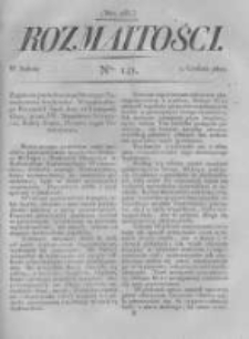 Rozmaitości. Pismo Dodatkowe do Gazety Lwowskiej. 1822 R.2 nr141