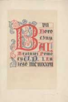VII doroczny Bal Bratniej Pomocy U. P. 1 lutego 1927