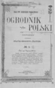 Ogrodnik Polski. 1903 R.25 nr1