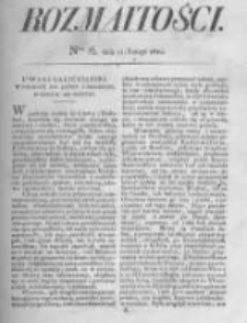 Rozmaitości. Pismo Dodatkowe do Gazety Lwowskiej. 1824 R.4 nr6