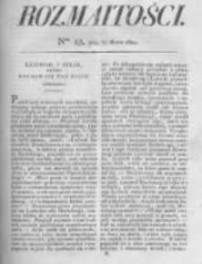 Rozmaitości. Pismo Dodatkowe do Gazety Lwowskiej. 1824 R.4 nr13