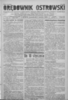 Orędownik Ostrowski: pismo na powiat ostrowski i miasto Ostrów, Odolanów, Mikstat, Sulmierzyce, Raszków i Skalmierzyce 1939.01.09 R.88 Nr4