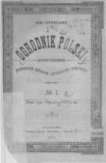 Ogrodnik Polski. 1892 R.14 nr1
