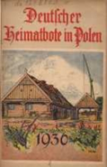 Deutscher Heimatbote in Polen: Jahrbuch des Deutschen Volkstums in Polen: Kalender f&uuml;r 1936 Jg.15
