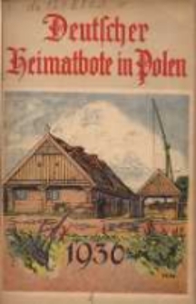 Deutscher Heimatbote in Polen: Jahrbuch des Deutschen Volkstums in Polen: Kalender für 1936 Jg.15