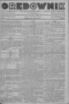 Orędownik na powiaty nowotomyski i wolsztyński 1937.07.13 R.18 Nr75