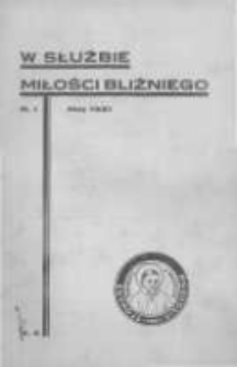 W Służbie Miłości Bliźniego. 1931 R.1 nr4