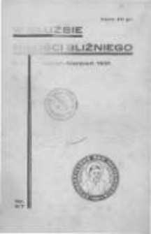 W Służbie Miłości Bliźniego. 1931 R.1 nr6-7